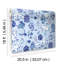 Papier peint adhésif bleu Fancy Cats-124426165