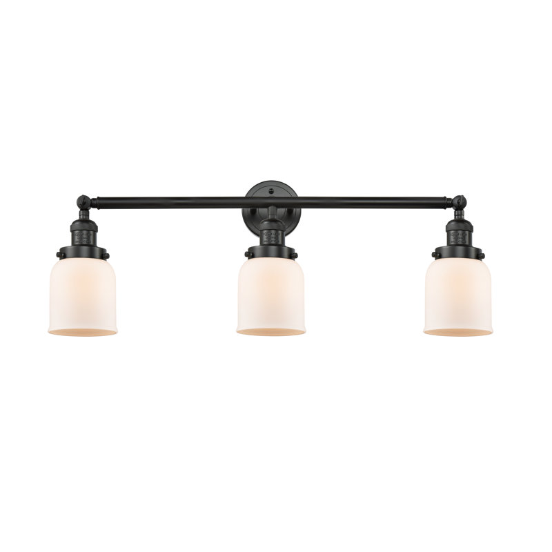 3 - Light Dimmable Bath Bar, Matte Black
