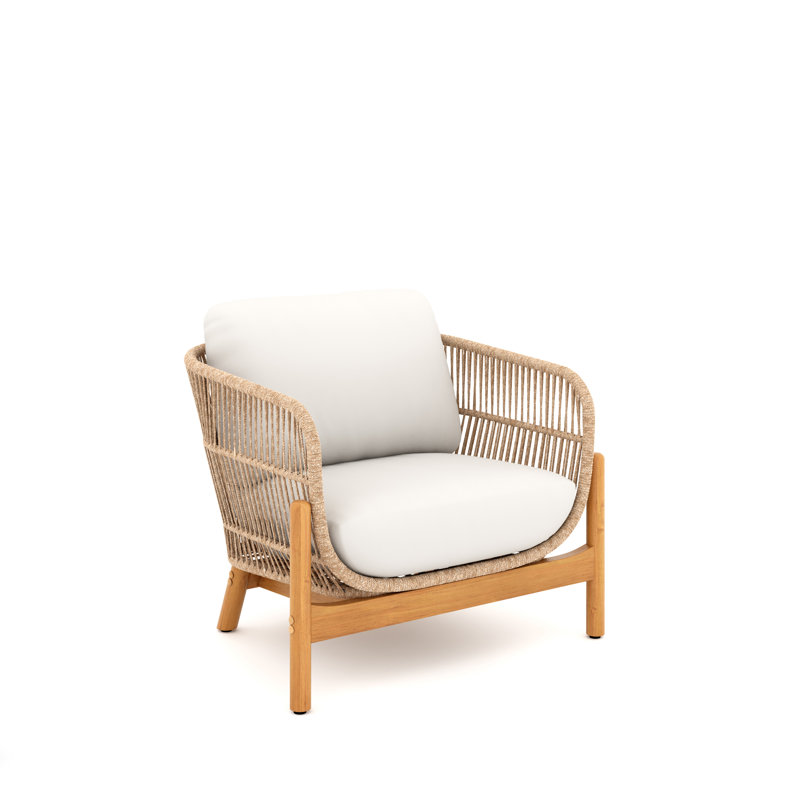 Lyal Wood Patio Club Chair