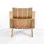 Chaise Adirondack moderne Emerson | Méridienne d'extérieur en bois d'acacia