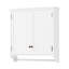Rangement de salle de bain H 35 po avec étagères latérales et armoire de rangement murale pour salle de bain Belz