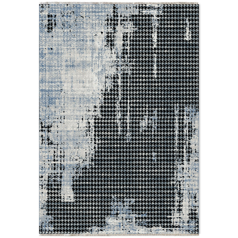 Tapis rectangulaire avec envers antidérapant Nayef, Tapis de couloir 2 pi 8 po x 9 pi 11 po