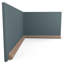 Wm1207 P 5/8 po x l 7/8 po x L 96 po Moulure de bois franc massif de qualité américaine-96930648