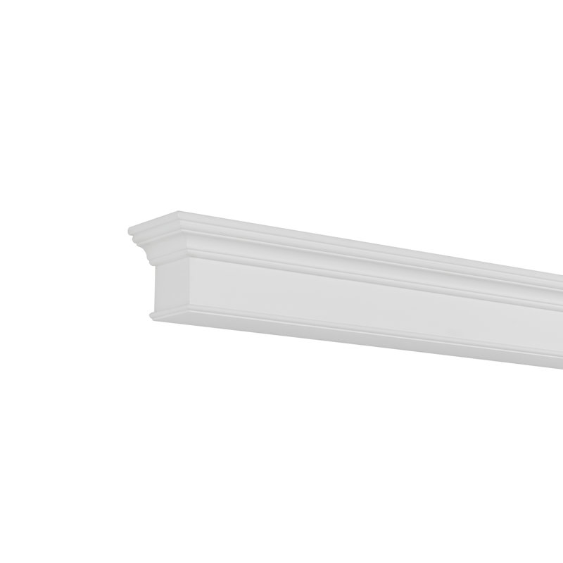 Tablette de manteau de cheminée Henry, 72 po, Blanc