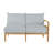 Santa Barbara Teak Outdoor Right Arm Facing Sectional Sofa-110920330-48656511-63326306