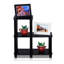 Amiee 51cm H x 48cm W Plastic Ladder Bookcase