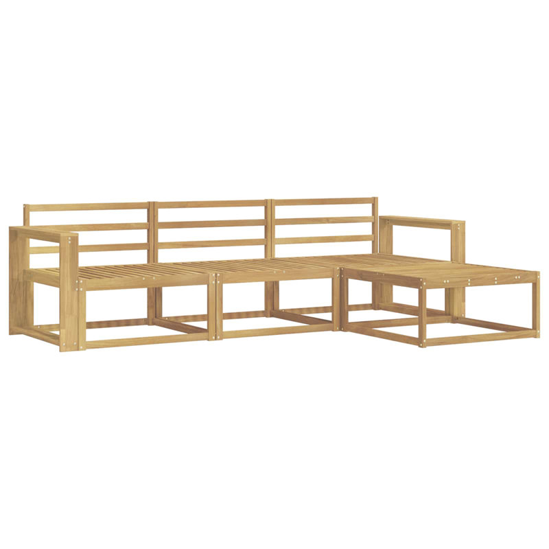 337cm Wide Patio Sectional Set, 4