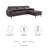Valour 98" Leather Sectional Sofa-1351889213