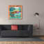  «Rainbow Trout» par Jim Baldwin, art mural sur toile, 37 po x 37 po-1553643398