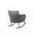 Contemporary Minimalist Wicker Rocking Chair-396700956