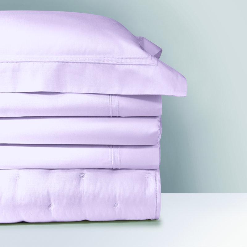 Triomphe Sateen Pillow Sham, Boudoir, Fjord