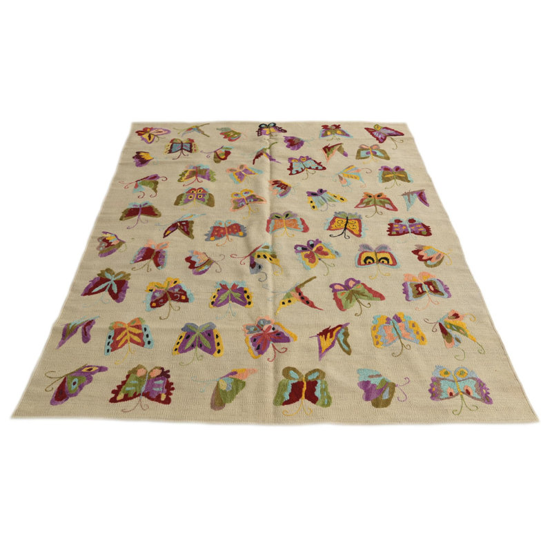 6 Ft Square Perry Ivory Rug