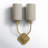 Devin 2-Light Plug-in Candle Wall Light