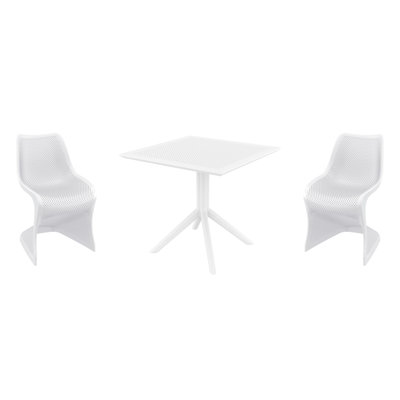 Farrah Patio 3 Piece Bistro Set