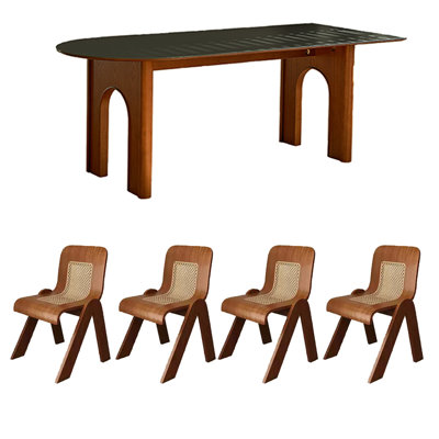 Ensemble de table de salle à manger en frêne