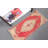 Small Vintage Red Anatolian Turkish Rug Ideal For Kitchen Entryway And Bathroom Spaces