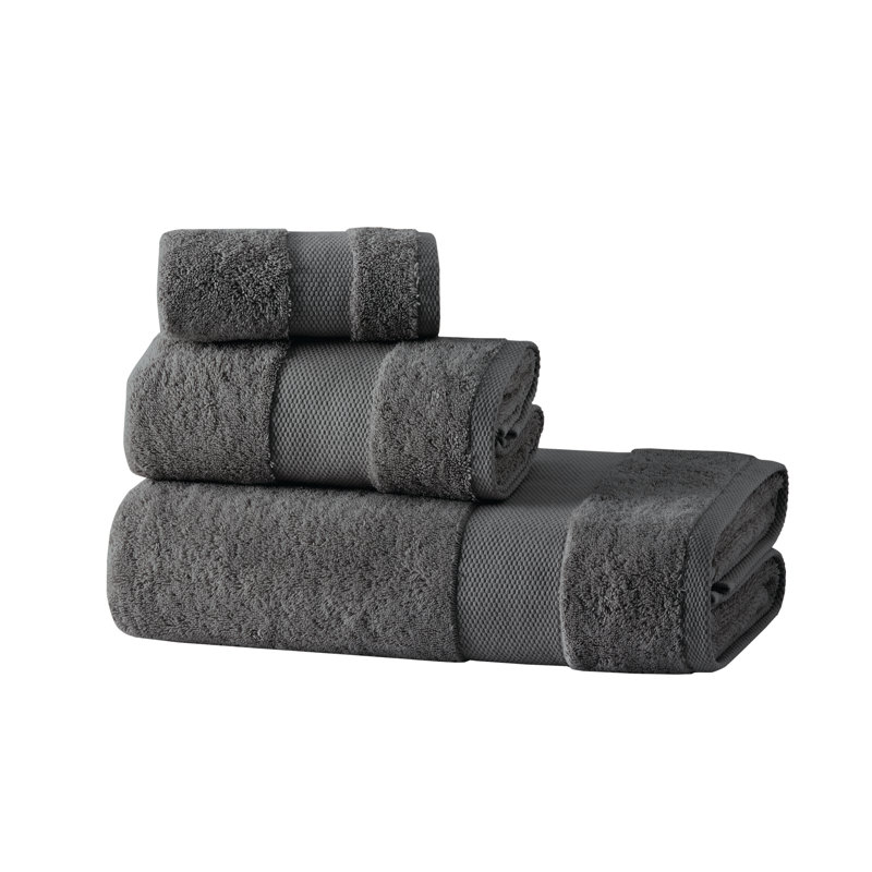 Anissah Midweight Bath Towel, Anthracite