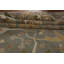 Grand tapis indien Oushak All-Over gris et vert 12 x 17
