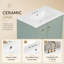 Meuble-lavabo autoportant Velmori de 30 po avec comptoir en céramique et rangement intelligent-1901780295-1901780293