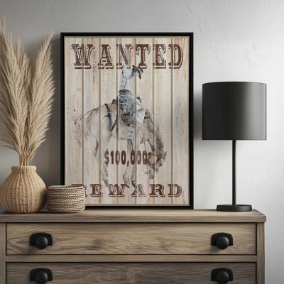 «Wanted Cowboy» par Cindy Jacobs, reproduction d'art
