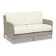 Manhattan 61'' High-Density Polyethylene (HDPE) Wicker Outdoor Loveseat