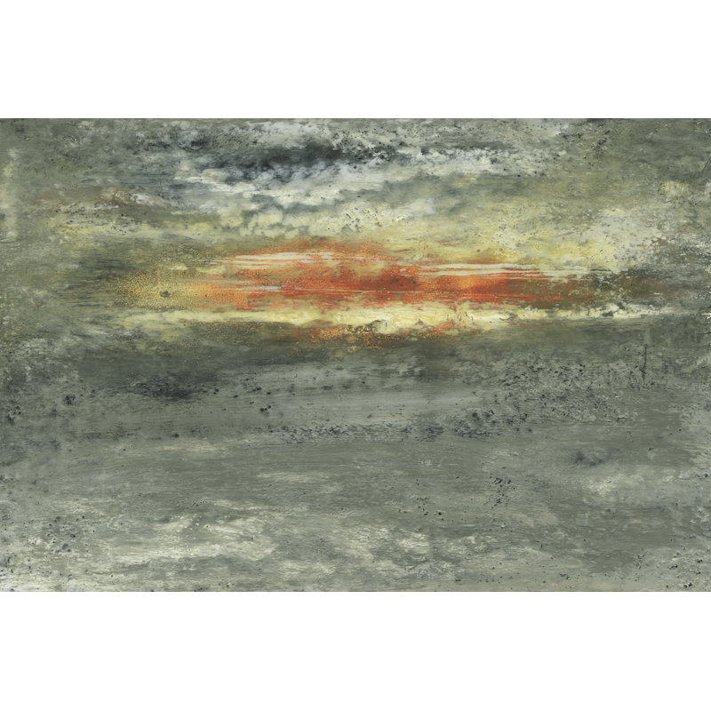 Sunset Etude V - Painting on Canvas, Wrapped Canvas, 20cm H x 30cm W