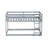 Twin Over Loft Bed Grey - Crafted From Solid Rubber Wood And Provided With A For Easy Access Wooden With Convenience-1084975833