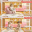 Lit mezzanine simple simple avec 9 tiroirs de rangement, bibliothèque et lumières DEL, lit mezzanine simple en métal en forme de maison avec marchepied et garde-corps, lit mezzanine pour enfants avec espace de jeu sous le lit-22244300