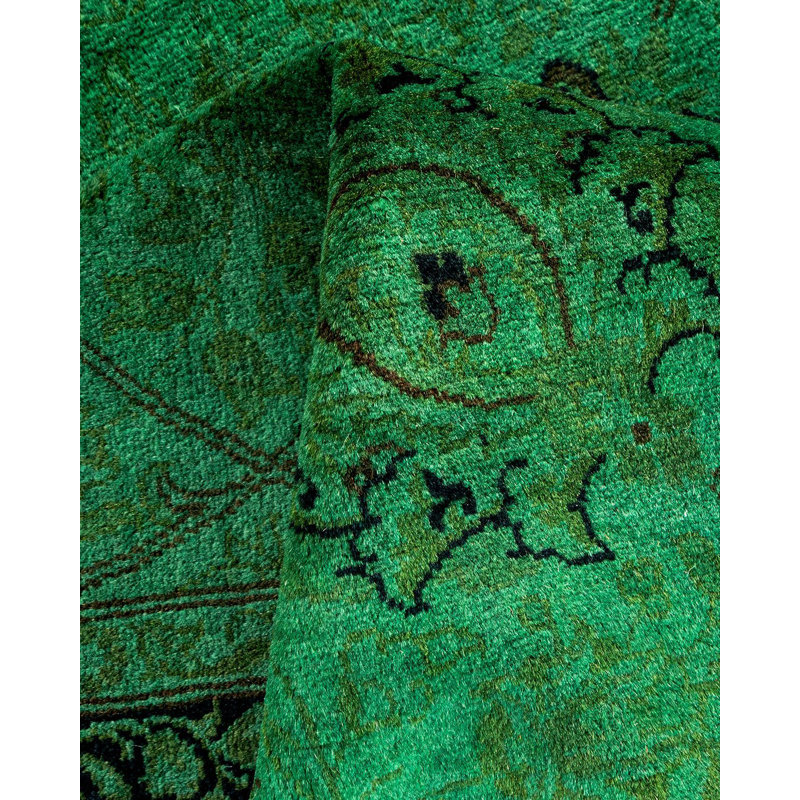 Fine Vibrance One-of-a-Kind 3' 2" X 5' 1" Hand Knotted Area Rug