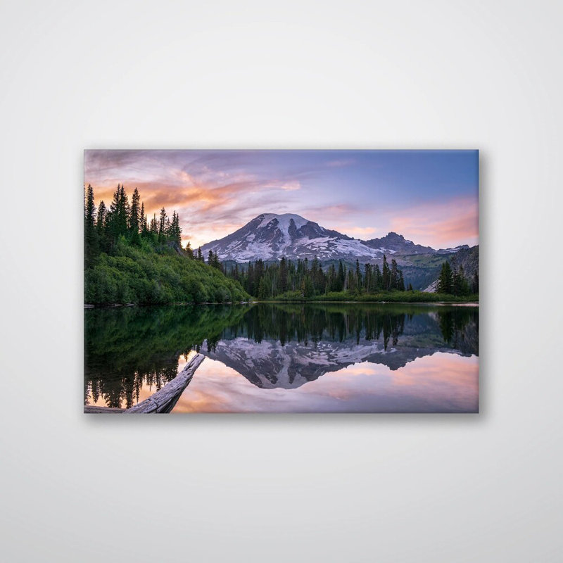 «Mount Rainier», impression sur toile, paysage montagnard de Washington, impression sur toile du parc national Rainier