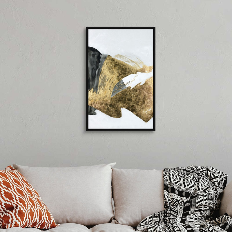 «Maximum Gold» par Joseph Michaels, reproduction d'art graphique sur toile, H 32 po x l 22 po x P 1,75 po