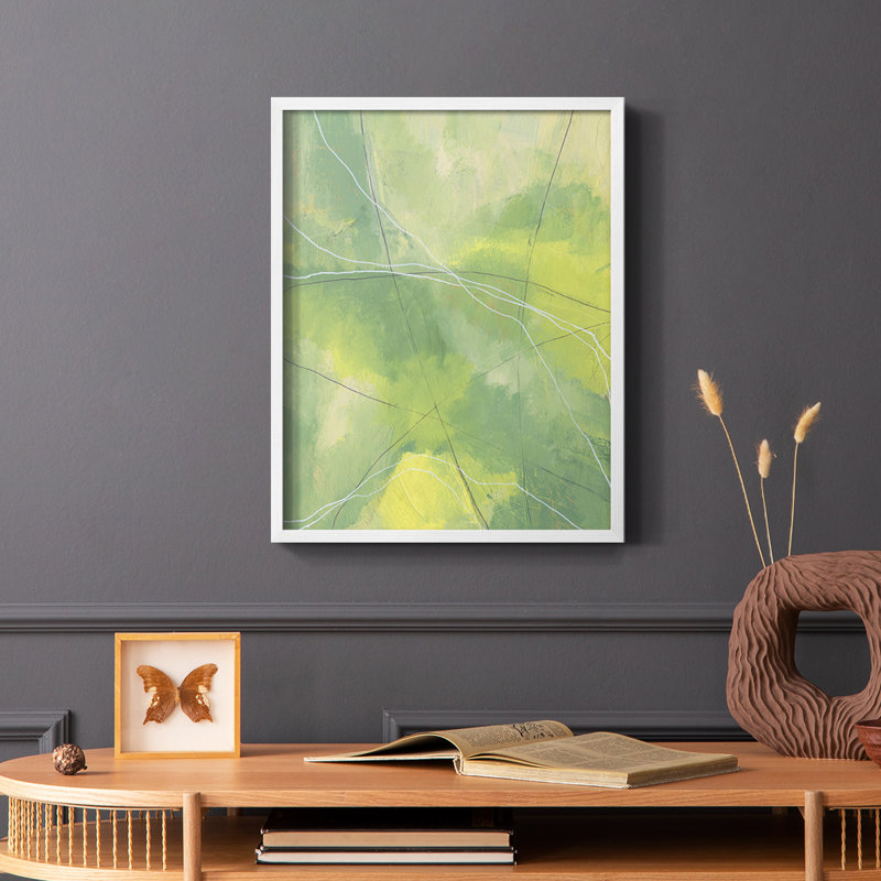 Heartland II, reproduction encadrée - bois massif, Blanc, H 10 po x l 8 po