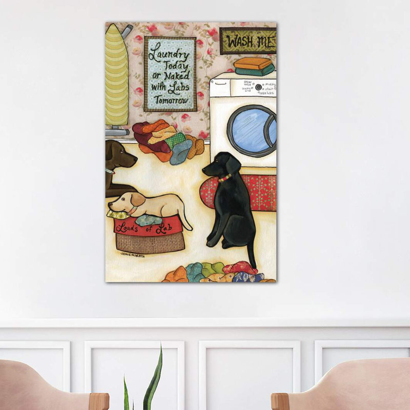 Loads Of Labs by Jamie Morath - Wrapped Canvas Print, 101.6cm H x 66.04cm W x 3.81cm D