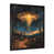 Cadre simple noir, bois massif