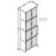 Armoire de rangement en coin avec 8 portes-10426069
