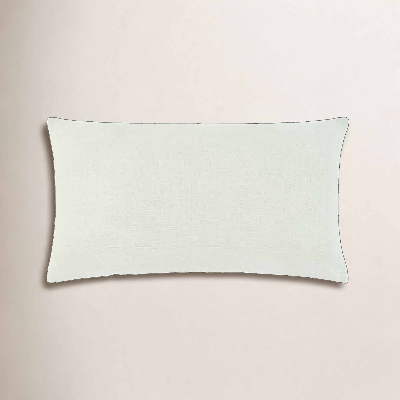 Lanie Accent Pillow, Green, Duck Down, Rectangle 12"H x 21"W