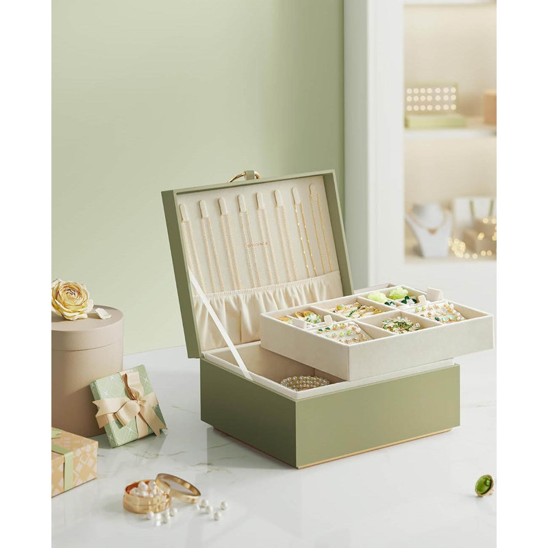 Jewellery Box +, Sage Green