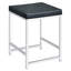 Tabouret carré moderne gris foncé rembourré pour meuble-lavabo sans dossier avec mousse durable-155112196