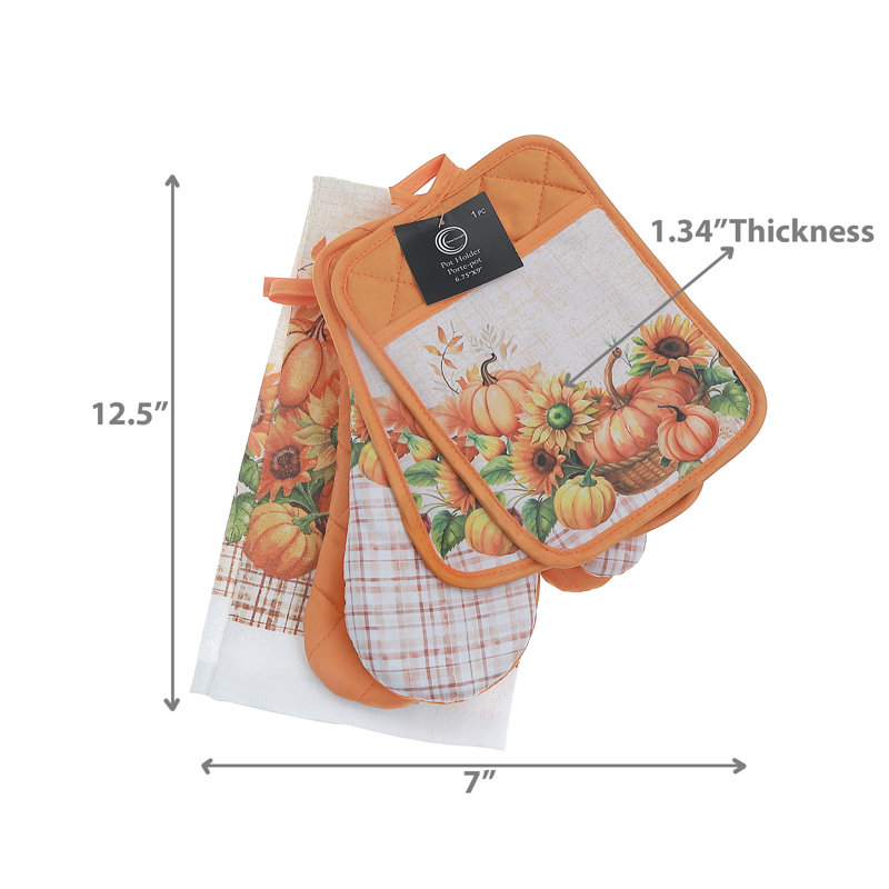 Ensemble de cuisine 5 pièces (citrouille)