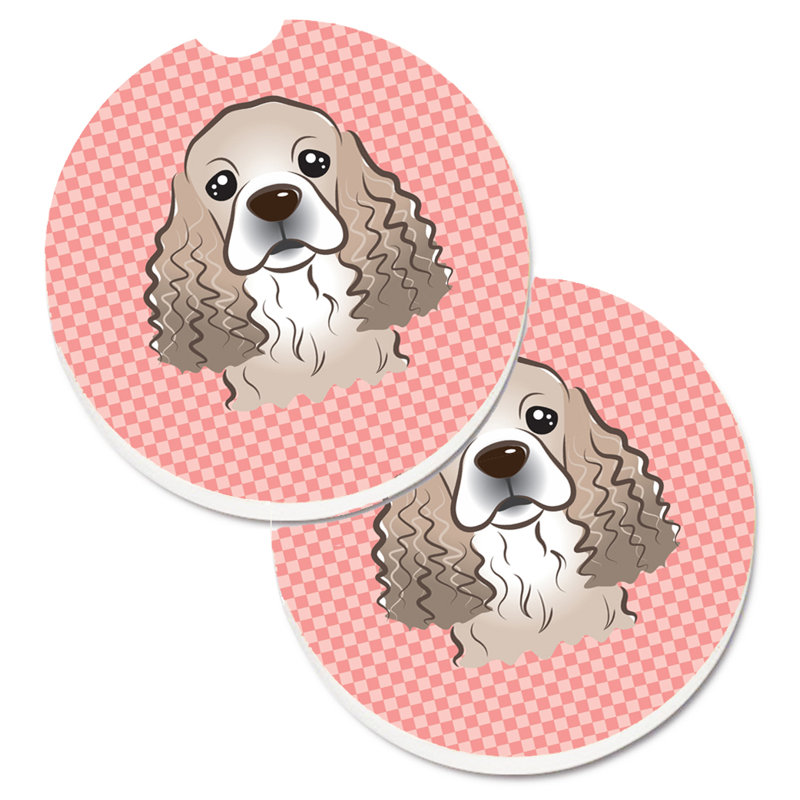 Sous-verre Retriever, Rose, Épagneul cocker