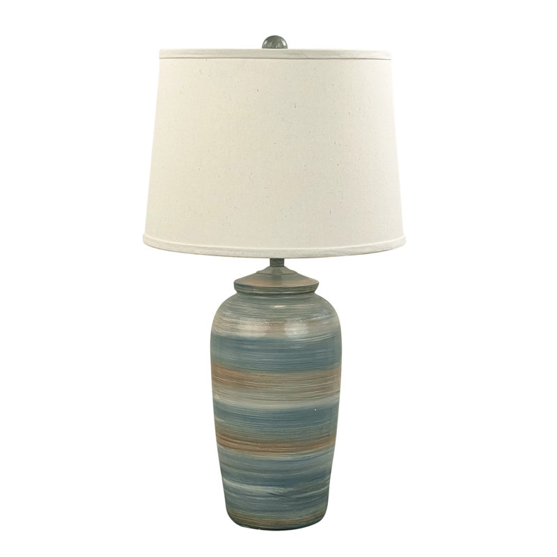 Lampe de table en pot à gingembre, Beige, Tanné