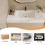 Meuble-lavabo moderne (avec meuble-lavabo et lavabo) avec rangement