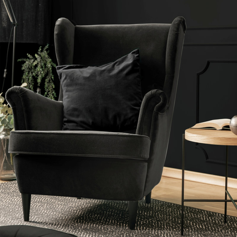 Microsuede Outdoor Reversible Throw Pillow, Stable Black, 22" x 22", Pillow Cover Only - No Insert