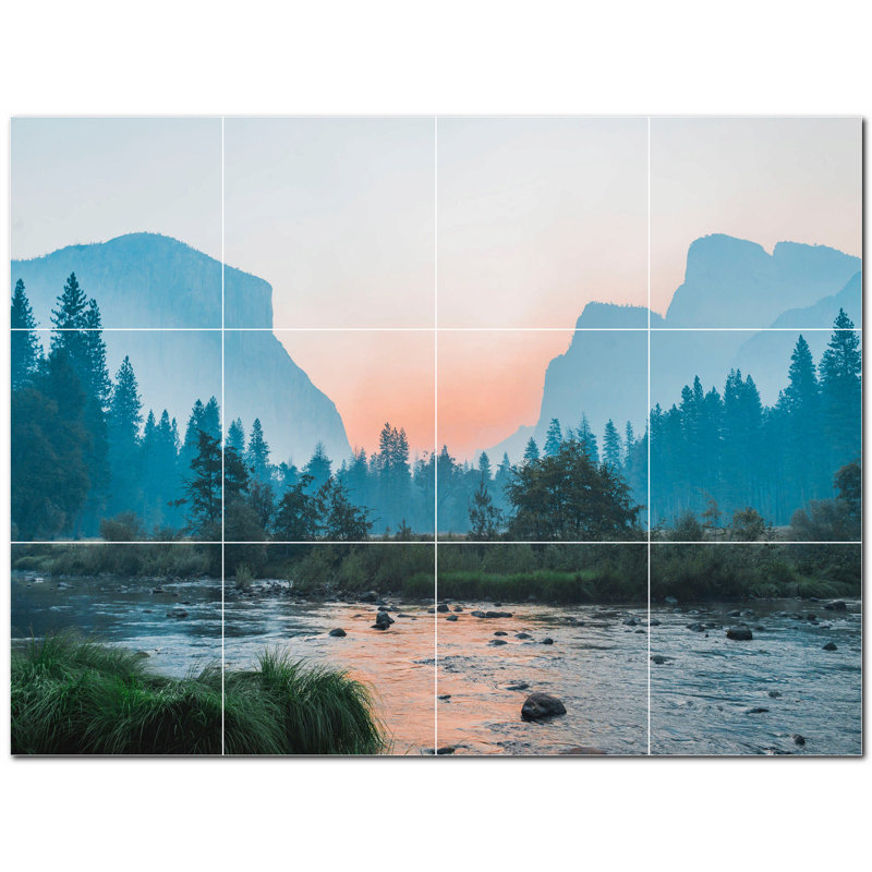 Panneau décoratif en céramique satinée 8 po x 8 po