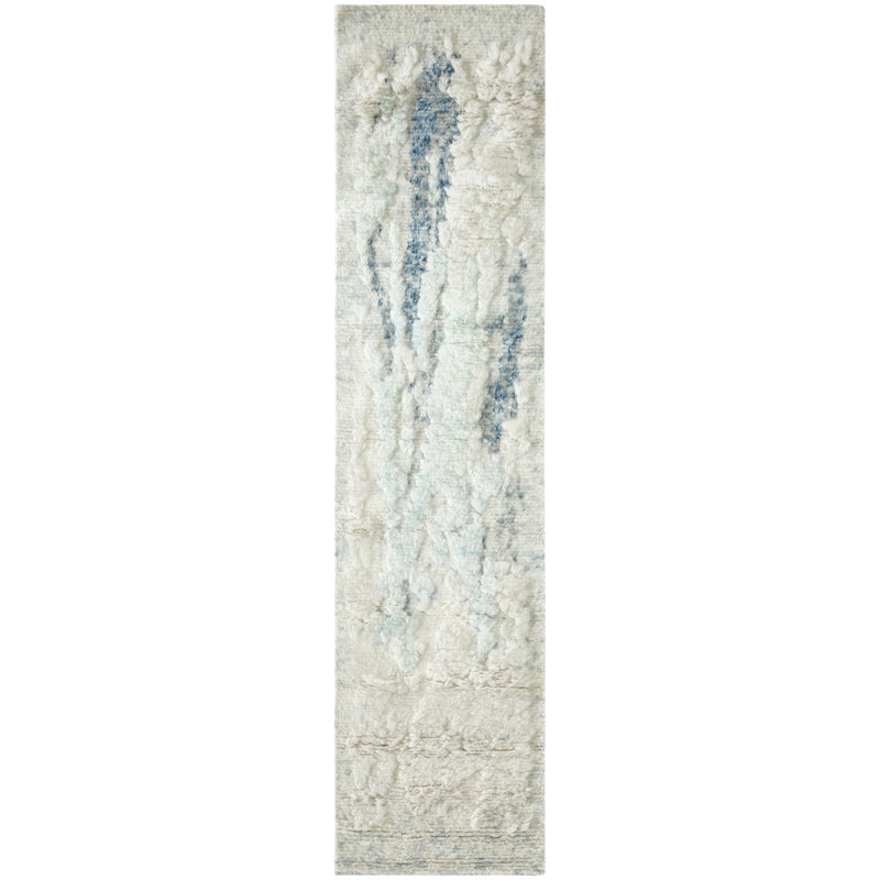 Tapis en laine Gilbahar, Tapis de couloir 2 pi 6 po x 10 pi