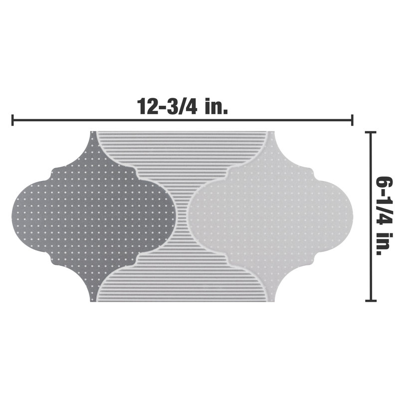 Arpeggio Rondo Provenzal 6" x 13" Porcelain Patterned Wall & Floor Tile