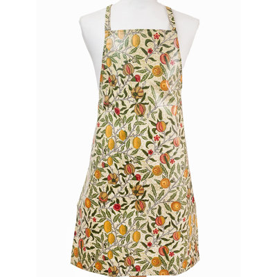 Lassen No Holiday Floral Cotton Blend and Synthetic Cotton Bib Apron