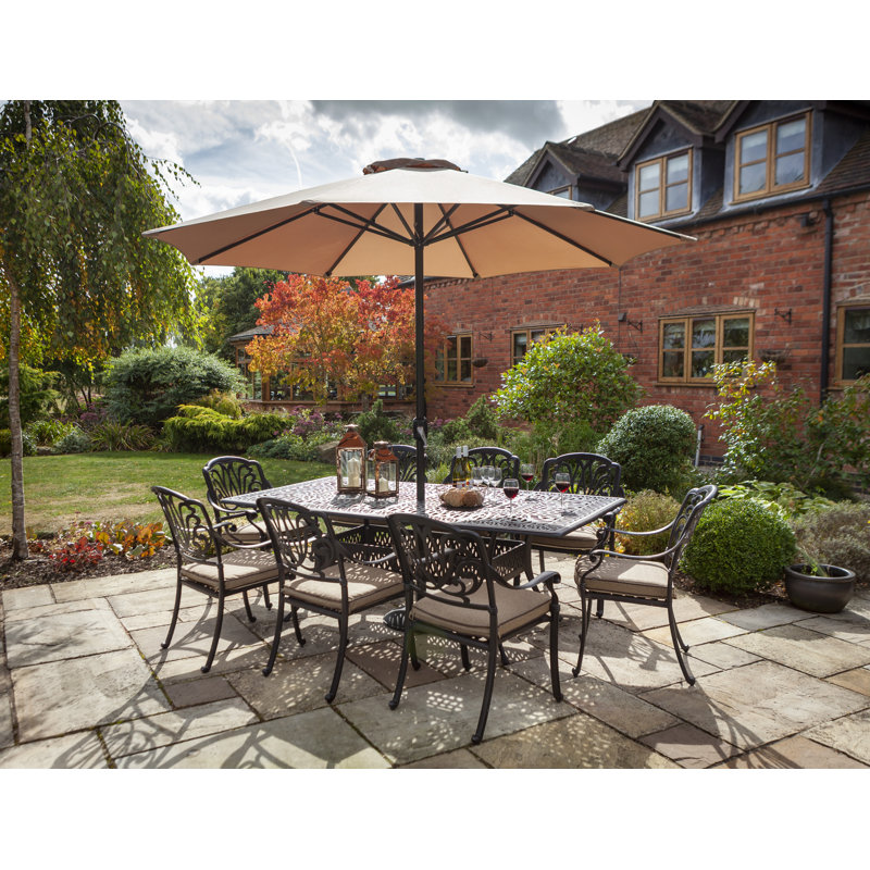 Amalfi 8 Seat Rectangular Set