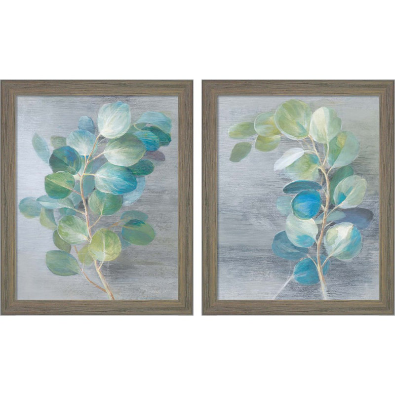 «Fresh Light» par Danhui Nai, art encadré (ensemble de 2)