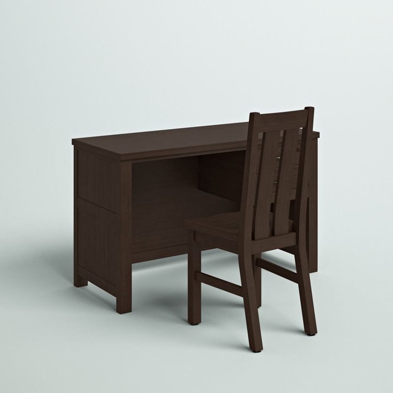 Ensemble de bureau d'écriture avec chaise Mateo, Espresso